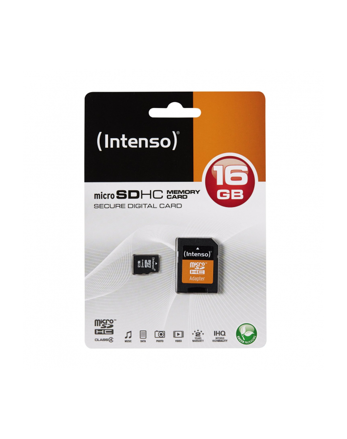 Intenso microSD 16GB 5/21 Class 4 +AD główny
