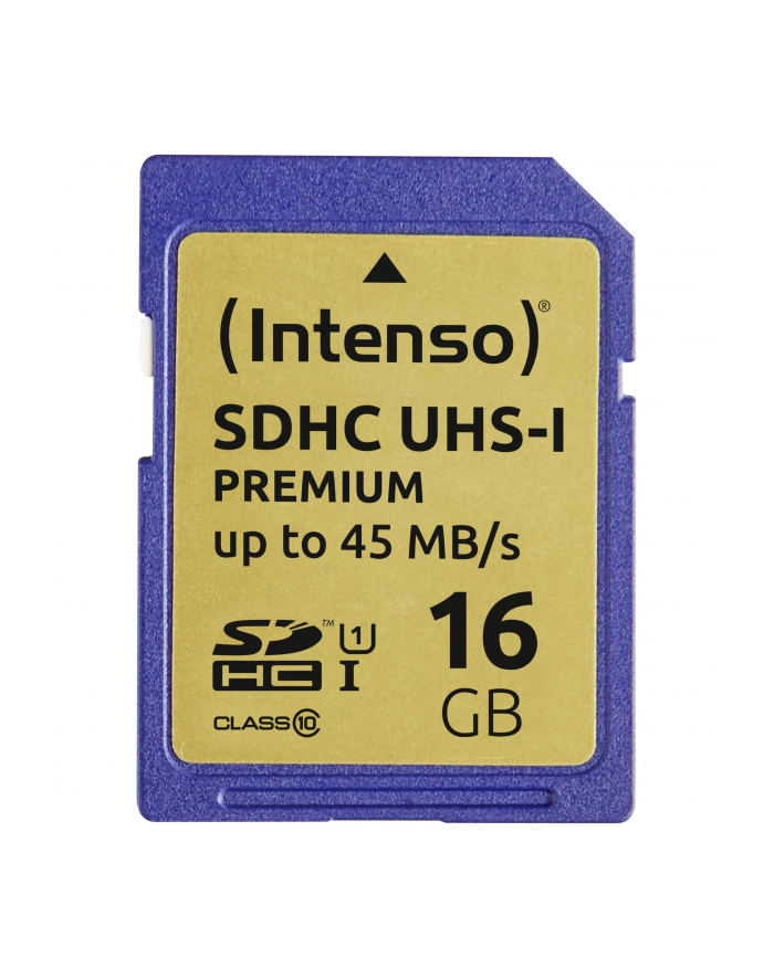 Intenso SD 16GB 10/45 Secure Digital UHS-I główny