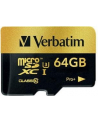 Verbatim Pro+ 64 GB microSDXC - UHS Speed Class 3 - nr 21