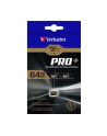 Verbatim Pro+ 64 GB microSDXC - UHS Speed Class 3 - nr 30