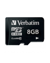 Verbatim microSD 8GB +1Ad Cl10 SDHC - nr 1
