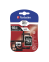Verbatim microSD 16GB + adapter Cl10 SDHC - nr 22