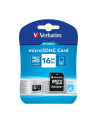 Verbatim microSD 16GB + adapter Cl10 SDHC - nr 25