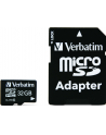 Verbatim microSD 32GB + adapter Cl10 SDHC - nr 28