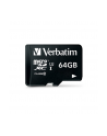 Verbatim microSD 64GB + adapter Cl10 SDHC - nr 22