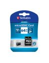 Verbatim microSD 64GB + adapter Cl10 SDHC - nr 24
