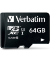 Verbatim microSD 64GB + adapter Cl10 SDHC - nr 29