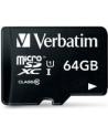 Verbatim microSD 64GB + adapter Cl10 SDHC - nr 30