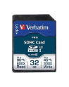 Verbatim Pro 32GB SDHC UHS Speed Class 3 - nr 13