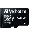 Verbatim Pro 64 GB microSDXC - UHS Speed Class 3 - nr 21