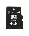 Intenso microSD 4GB 5/21 Class 4 +Adapter - nr 17