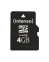Intenso microSD 4GB 5/21 Class 4 +Adapter - nr 49