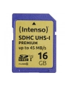 Intenso SD 16GB 10/45 Secure Digital UHS-I - nr 10