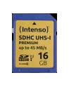 Intenso SD 16GB 10/45 Secure Digital UHS-I - nr 24
