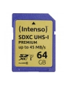 Intenso SD 64GB 10/45 Secure Digital UHS-I - nr 10