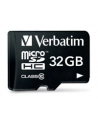 Verbatim microSD 32GB + adapter Cl10 SDHC - nr 21