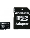 Verbatim microSD 64GB + adapter Cl10 SDHC - nr 53