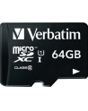 Verbatim microSD 64GB + adapter Cl10 SDHC - nr 54
