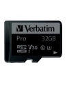 Verbatim Pro 32GB microSDHC UHS Speed Class 3 - nr 21