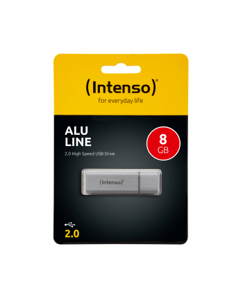 Intenso USB 8GB 6,5/28 Alu Line srebrny U2