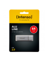 Intenso USB 64GB 6,5/28 Alu Line srebrny U2 - nr 30