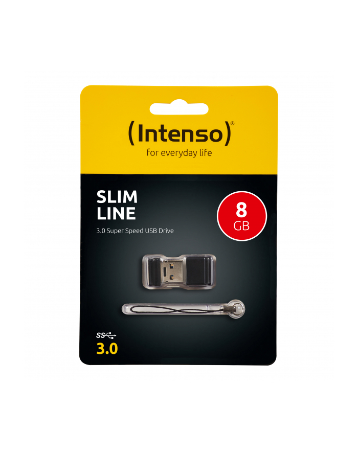Intenso USB 8GB 20/35 Slim Line black USB 3.0 główny