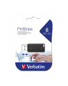 Verbatim USB 8GB 3/10 PStripe black - nr 29