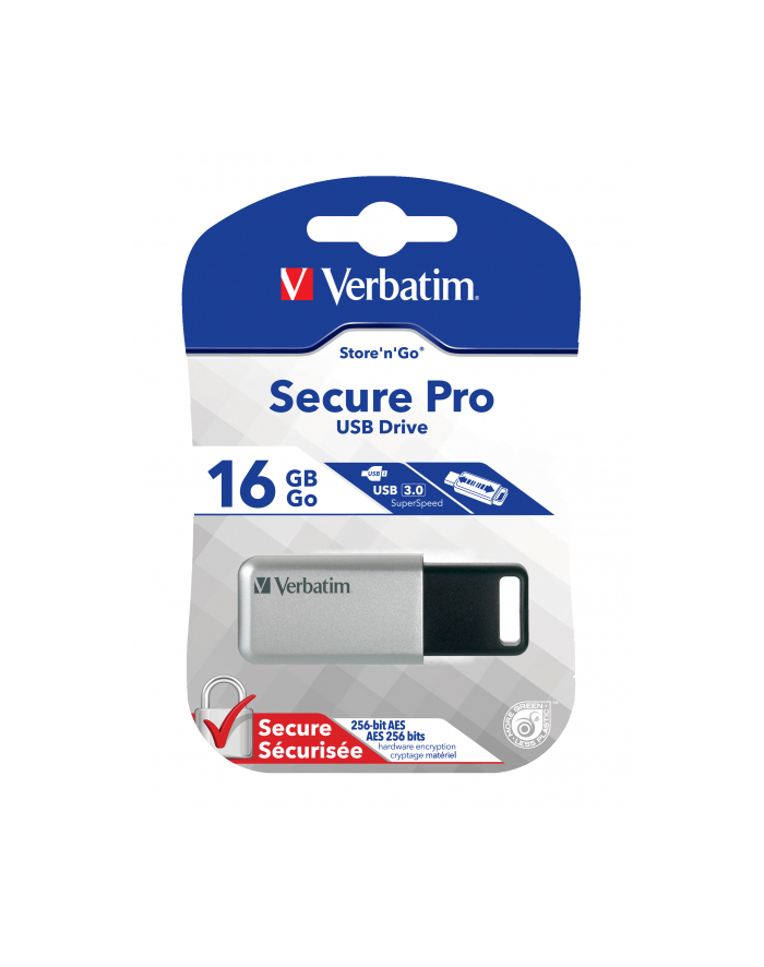 Verbatim USB 16GB Secure Pro - Pendrive USB 3.0 główny