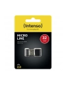 Intenso USB 32GB 6,5/16,5 Micro Line black U2 - nr 84