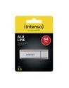 Intenso USB 64GB 6,5/28 Alu Line srebrny U2 - nr 1