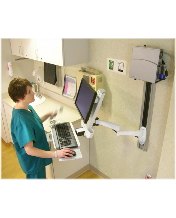 Ergotron Serie 200 Kombiarm white