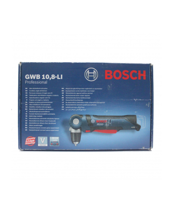 Bosch Wiertarka akumulatorowa GWB 10.8V Li blue (bez akumulatorów i ładowarki)
