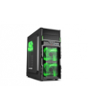 Sharkoon VG5-W - USB 3.0 - Green Led - czarno zielony z oknem - nr 1