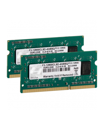 G.Skill DDR3 SO-DIMM 4GB 1600-999 SQ Dual nr 1