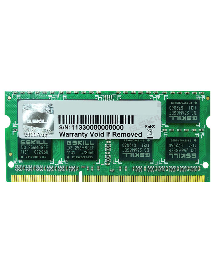 G.Skill DDR3 SO-DIMM 4GB 1600-11 SQ główny