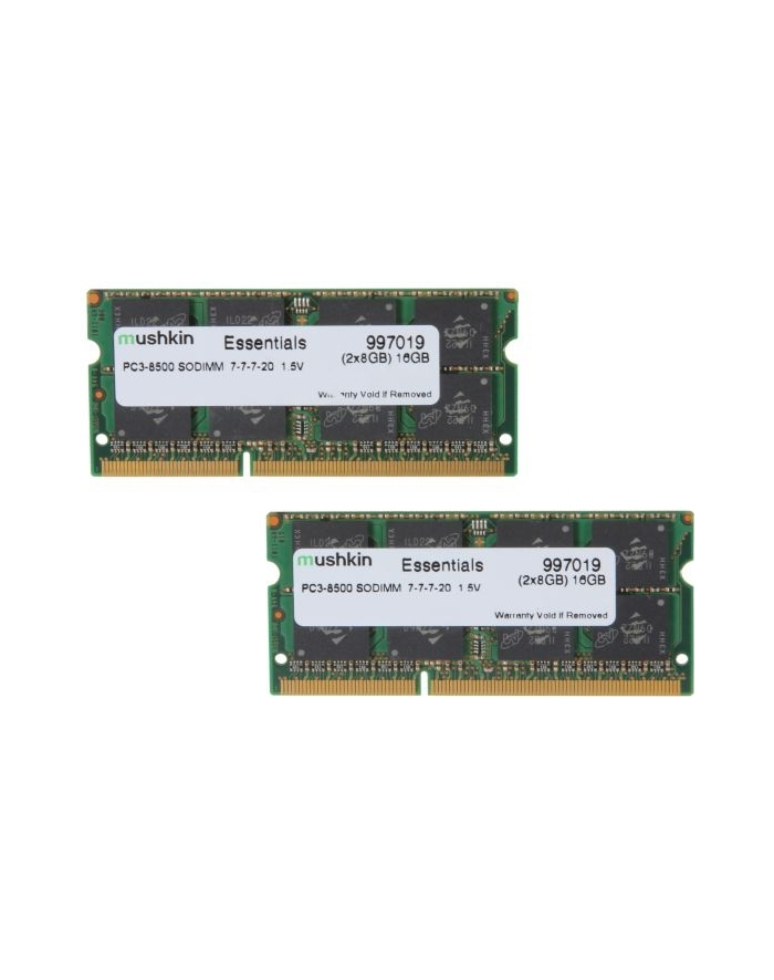 Mushkin DDR3 SO-DIMM 16GB 1066-7 Essent Dual główny