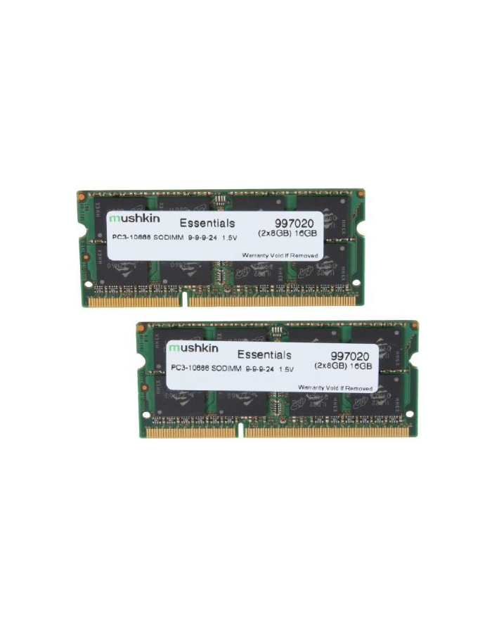 Mushkin DDR3 SO-DIMM 16GB 1333-9 Essent Dual główny