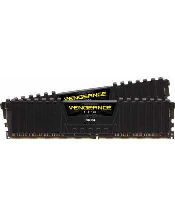 Corsair DDR4 8GB 2666 Kit - Black - CMK8GX4M2A2666C16 - Vengeance LPX
