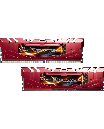 G.Skill DDR4 16GB 2666 Kit Red F4-2666C15D-16GRR - Ripjaws 4