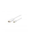 goobay Mini DisplayPort > HDMI biały 2m - nr 3