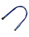 Nanoxia 3-Pin Molex przedłużacz 30cm blue - nr 7