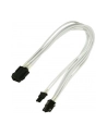 Nanoxia PCI-E 6 - 8-Pin Adapter 30cm white - nr 8