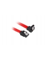 Sharkoon SATA III Kabel kątowy czerwony - 45 cm - nr 1