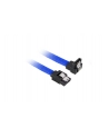 Sharkoon SATA III Kabel kątowy niebieski - 45 cm - nr 1