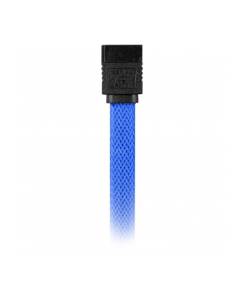 Sharkoon SATA III Kabel kątowy niebieski - 45 cm
