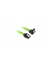 Sharkoon SATA III Kabel kątowy zielony - 60 cm - nr 1