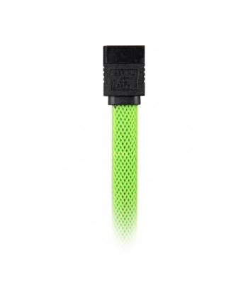 Sharkoon SATA III Kabel kątowy zielony - 60 cm