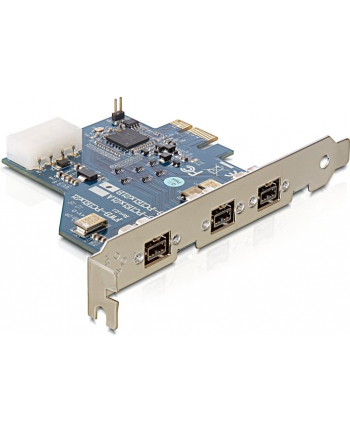 Delock PCI-E Karta 3x FireWire B