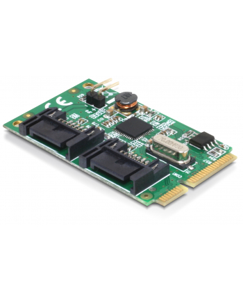 Delock MiniPCIe I/O PCIe 2xSATA 6Gb/s