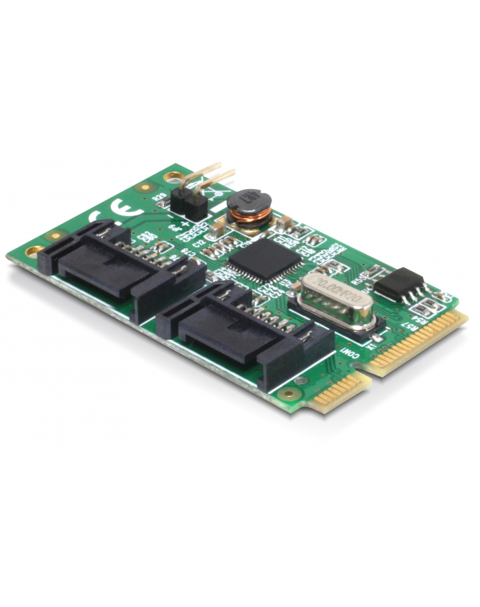 Delock MiniPCIe I/O PCIe 2xSATA 6Gb/s główny